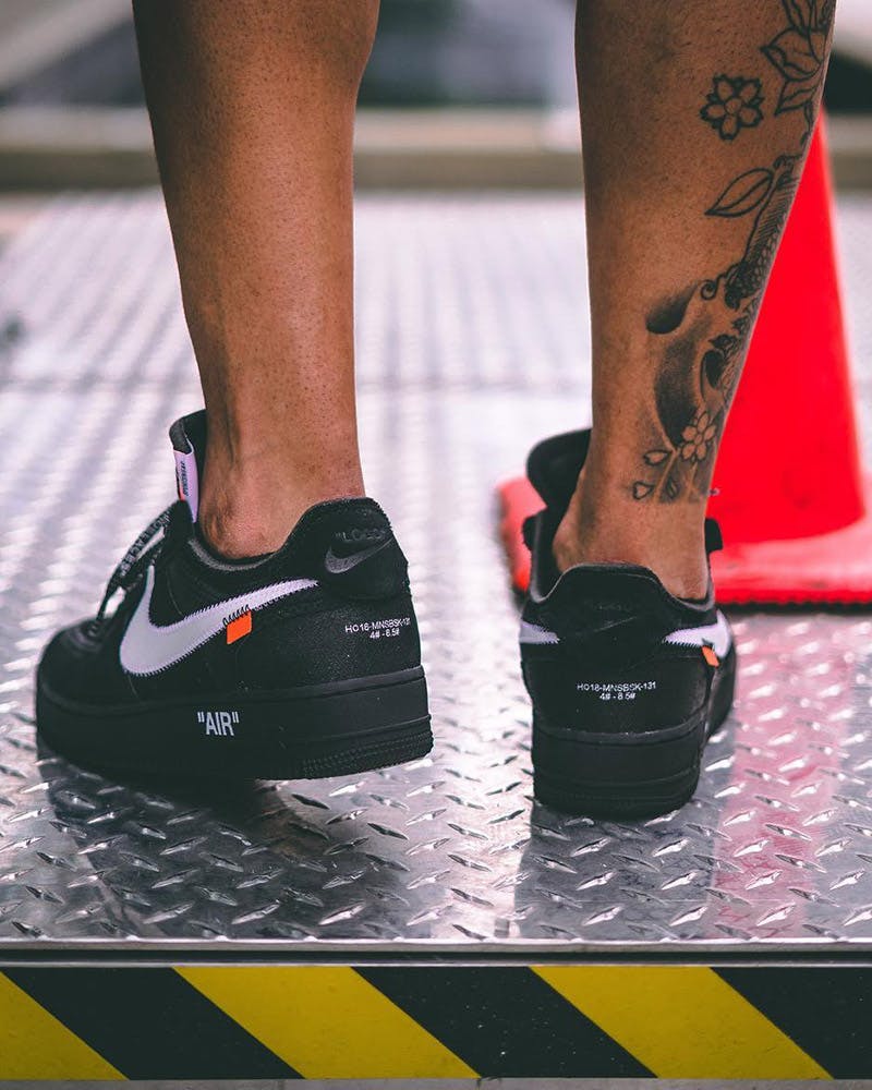 off white air force 1 black price